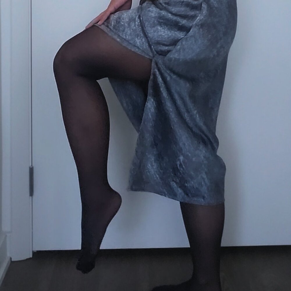 Blue Sheer Stockings